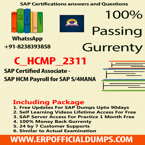 SAP HCM Payroll Certification C_HCMP_2311