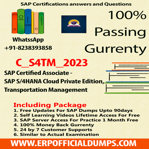 SAP TM Certification Questions C_S4TM_2023 SAP TM Certification Questions C_S4TM_2023